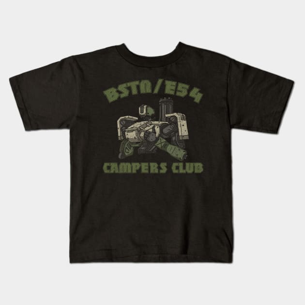 BSTN-54 Campers Club Kids T-Shirt by LegendaryPhoenix